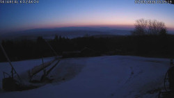 Spodní část sjezdovky