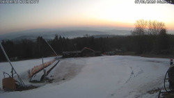 Spodní část sjezdovky