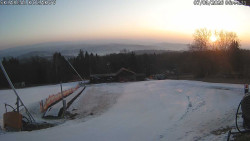 Spodní část sjezdovky