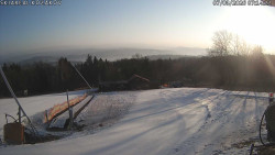 Spodní část sjezdovky