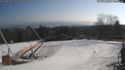 Spodní část sjezdovky