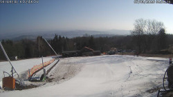 Spodní část sjezdovky