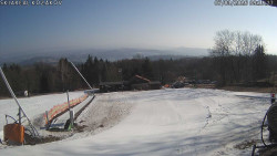 Spodní část sjezdovky