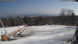 Spodní část sjezdovky