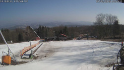 Spodní část sjezdovky