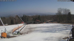 Spodní část sjezdovky