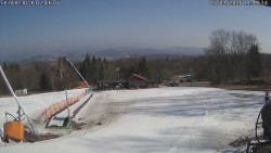 Spodní část sjezdovky