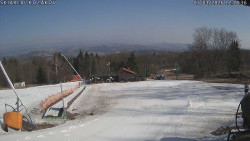 Spodní část sjezdovky