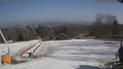 Spodní část sjezdovky