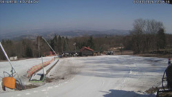 Spodní část sjezdovky