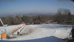 Spodní část sjezdovky