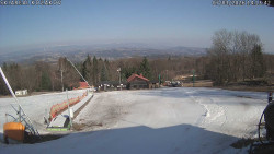 Spodní část sjezdovky