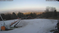 Spodní část sjezdovky