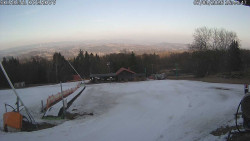 Spodní část sjezdovky