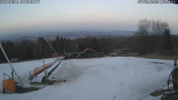 Spodní část sjezdovky