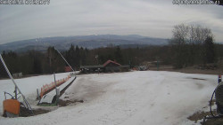 Spodní část sjezdovky