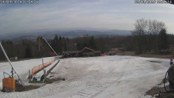 Spodní část sjezdovky