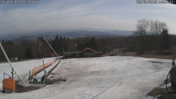 Spodní část sjezdovky