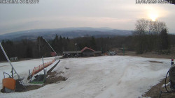 Spodní část sjezdovky