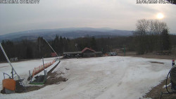 Spodní část sjezdovky