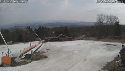 Spodní část sjezdovky