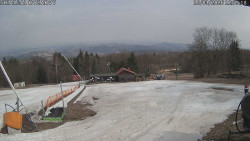 Spodní část sjezdovky