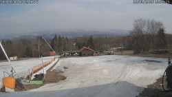 Spodní část sjezdovky