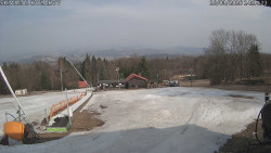 Spodní část sjezdovky