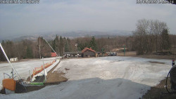 Spodní část sjezdovky