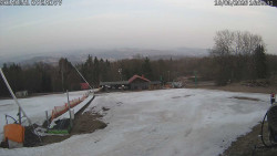 Spodní část sjezdovky