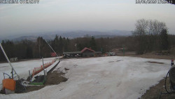 Spodní část sjezdovky