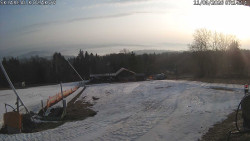 Spodní část sjezdovky