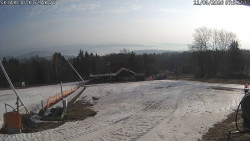 Spodní část sjezdovky