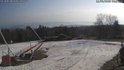 Spodní část sjezdovky