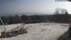 Spodní část sjezdovky