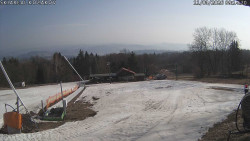 Spodní část sjezdovky