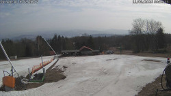 Spodní část sjezdovky