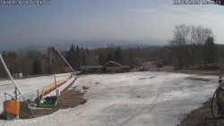 Spodní část sjezdovky