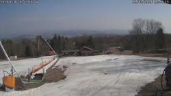 Spodní část sjezdovky