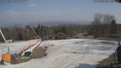 Spodní část sjezdovky