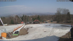 Spodní část sjezdovky