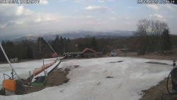 Spodní část sjezdovky