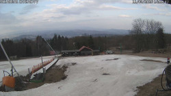 Spodní část sjezdovky