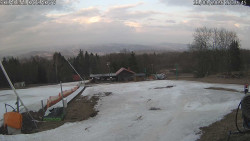 Spodní část sjezdovky