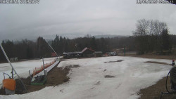 Spodní část sjezdovky