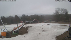 Spodní část sjezdovky