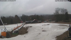 Spodní část sjezdovky