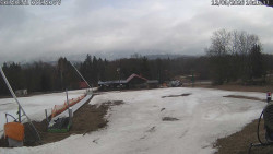 Spodní část sjezdovky