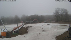 Spodní část sjezdovky