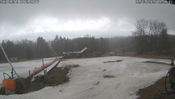 Spodní část sjezdovky